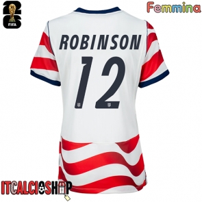 Stati Uniti Miles Robinson #12 Prima Maglia Femmina Mondiali 2026 Manica Corta